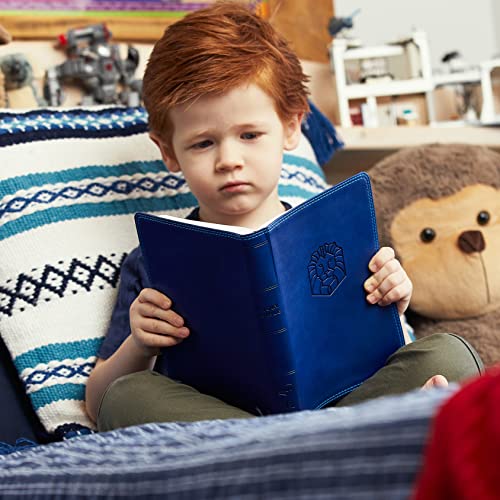 NKJV, Holy Bible for Kids, Leathersoft, Blue, Comfort Print : Holy Bible, New King James Version