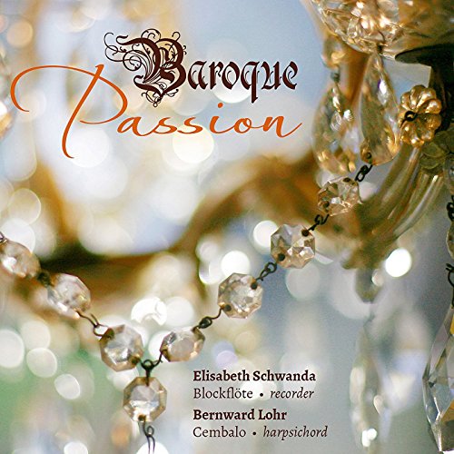 CD cover for “Baroque Passion” featuring crystal chandelier detail.