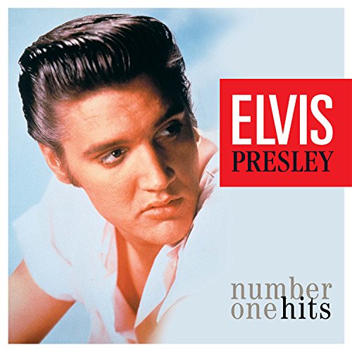 Elvis Presley album cover featuring a portrait and red title block.