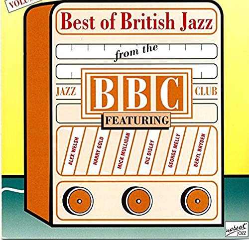 CD cover: “Best of British Jazz from the BBC Volume Four” with retro radio design.