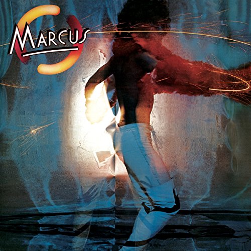 Album cover for "Marcus" featuring a silhouetted figure with sparks.