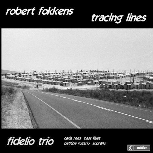 CD cover: black and white photo of a road leading to distant buildings.