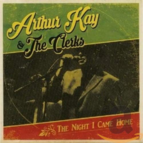 CD cover for Arthur Kay & The Clerks, featuring a musician at a microphone.