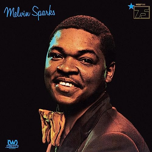 Album cover for Melvin Sparks’ “75” featuring a portrait of the artist.