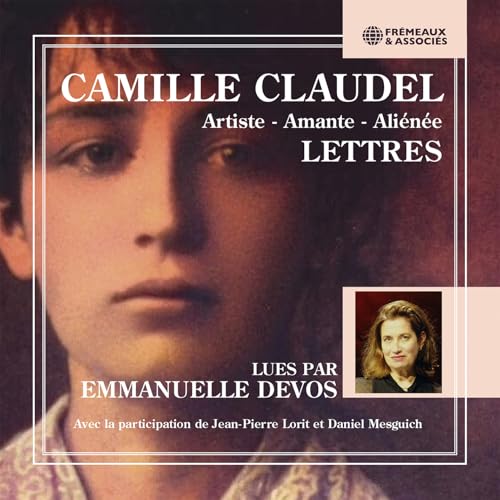 CD cover featuring a portrait of Camille Claudel and Emmanuelle Devos.