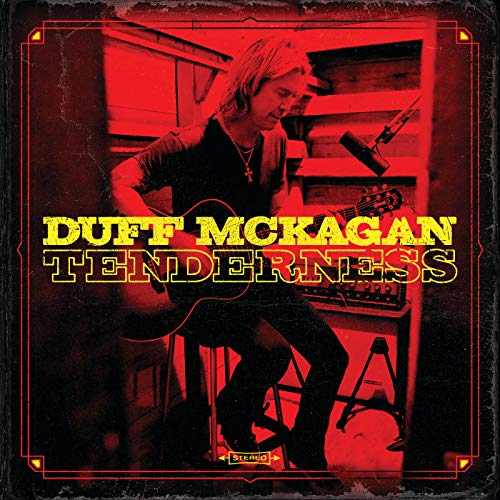 Duff McKagan album cover, “Tenderness,” featuring a musician with a guitar.