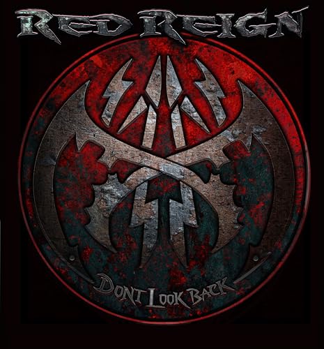 Red Reign album cover: circular design with red, black, and silver graphics.