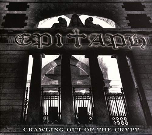 Black and white album cover for Epitaph’s “Crawling Out Of The Crypt.”