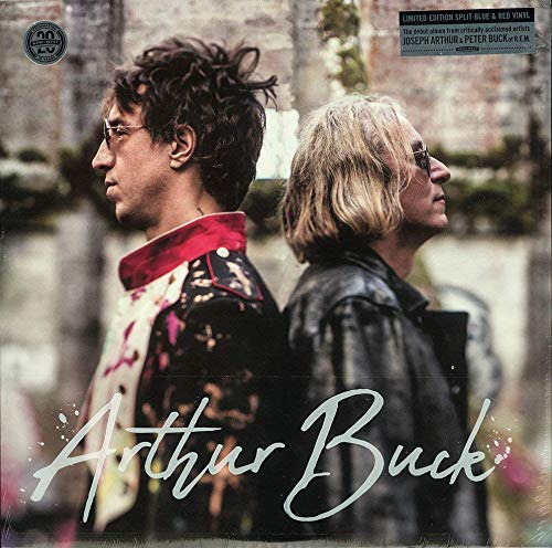 Vinyl album cover featuring two men seen from behind, with text "Arthur Buck".