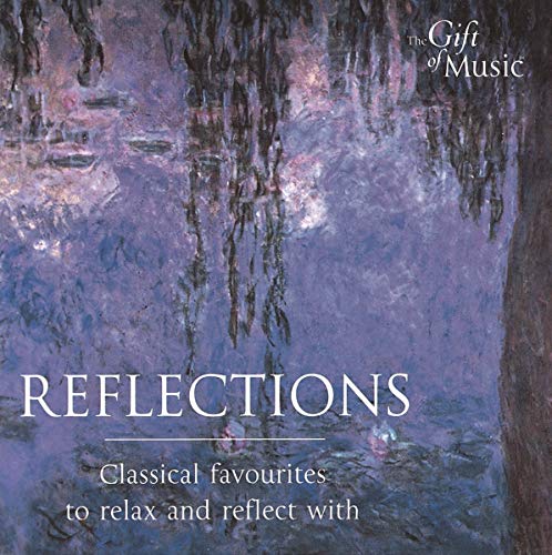CD cover with purple water reflections and the title "Reflections".
