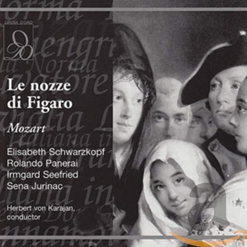 CD cover for Mozart’s *Le Nozze di Figaro* featuring portraits.