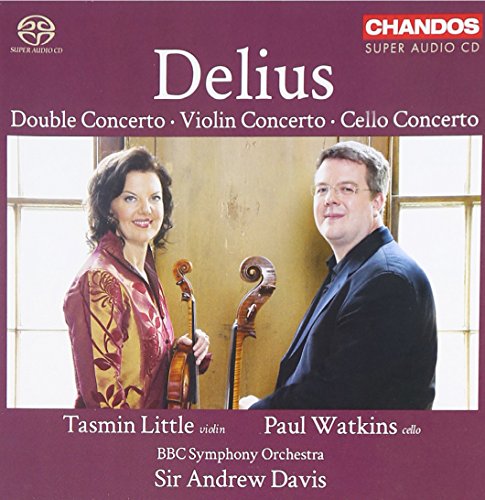 CD cover featuring portraits of violinist Tasmin Little and cellist Paul Watkins.