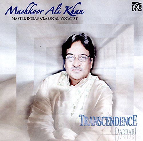 CD cover featuring portrait of Mashkoor Ali Khan, Indian classical vocalist.