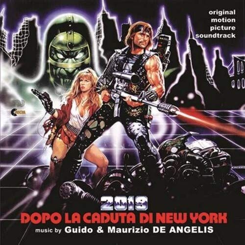 CD cover: post-apocalyptic scene with figures and futuristic cityscape.