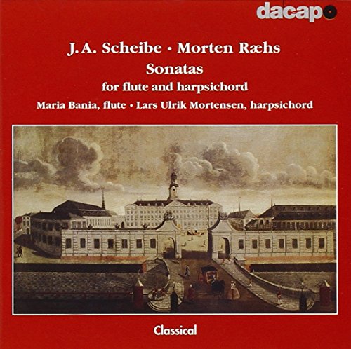 Red CD cover with a classical landscape painting and text details.