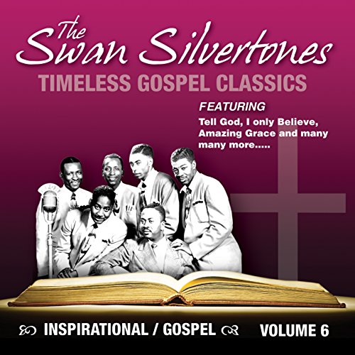 CD cover for The Swan Silvertonesā āInspirational Gospel,ā featuring a quartet.