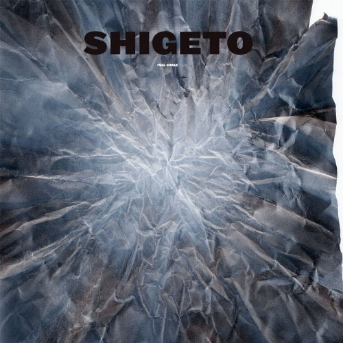 Shigeto "Full Circle" vinyl album cover, abstract blue and white design.