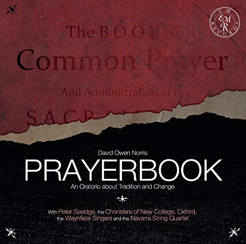 CD cover for "Prayerbook" by Waynflete Singers and Navarra String Quartet.