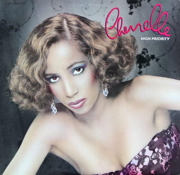 Cherrelle album cover, "High Priority," featuring a portrait of the singer.