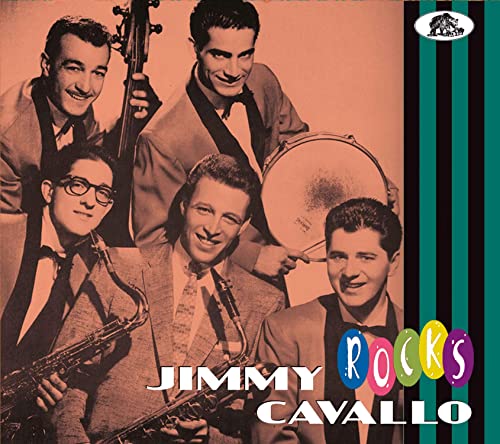 CD cover featuring a 1960s rock and roll band with Jimmy Cavallo.