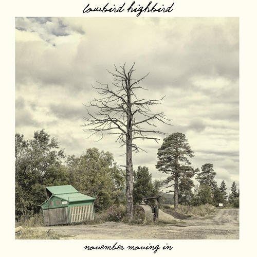 CD cover: bare tree, small building, cloudy sky, rural landscape.