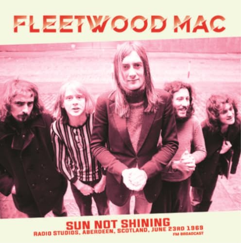 Fleetwood Mac band portrait from 1969, pink and faded aesthetic.