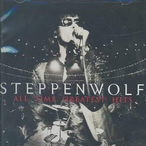 CD cover for Steppenwolf’s “All Time Greatest Hits” featuring a singer.