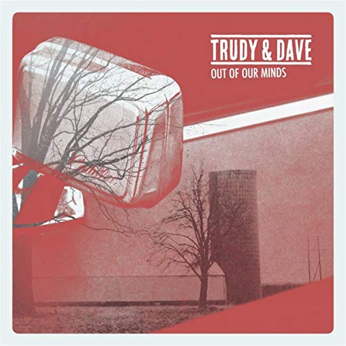 CD cover for Trudy & Dave’s “Out Of Our Minds” with a tree reflection.