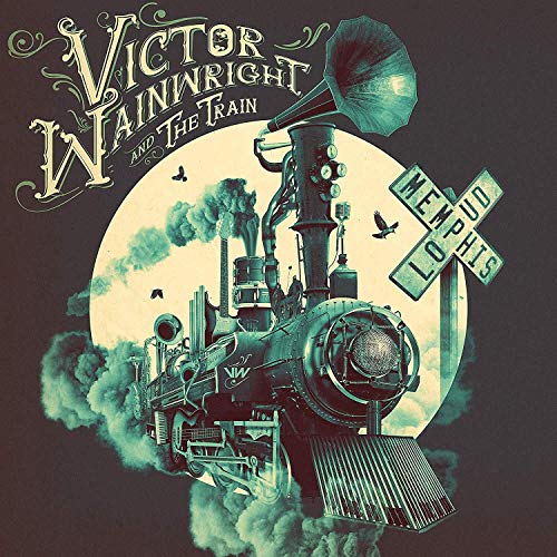 Vintage-style album cover featuring a steam train and the text "Memphis Loud".