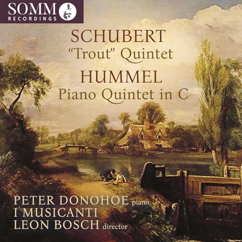CD cover featuring a pastoral landscape painting and composer names.