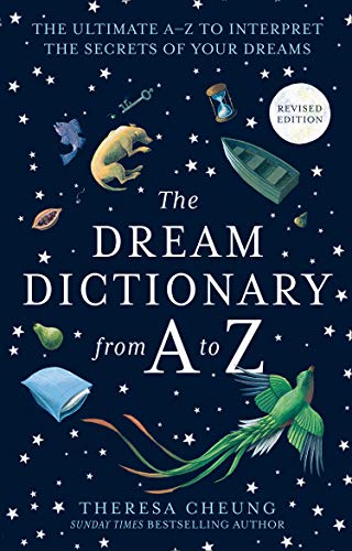Book cover: “The Dream Dictionary from A to Z,” illustrated with dream imagery.
