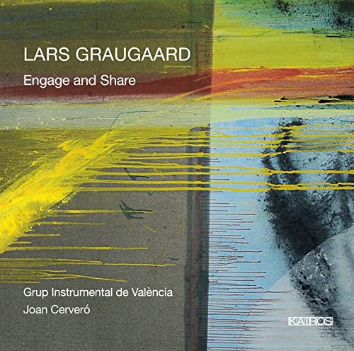 CD cover for Grup Instrumental De Valencia’s “Engage & Share” with abstract art.