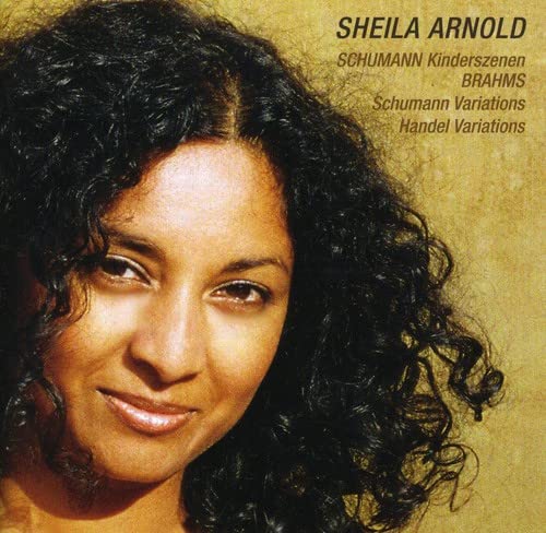 CD cover featuring portrait of Sheila Arnold, composers listed.