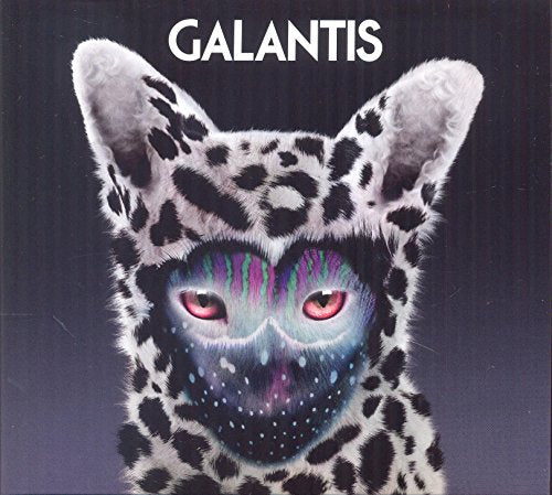 Galantis album cover: a hybrid animal face with leopard and owl features.