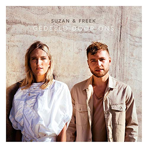 Album cover for Suzan & Freek’s “Gedeeld Door Ons” featuring a woman and man.