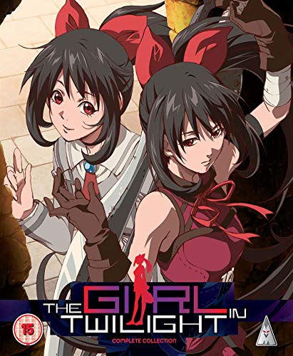 Blu-ray cover for “The Girl In Twilight” anime, featuring two female characters.