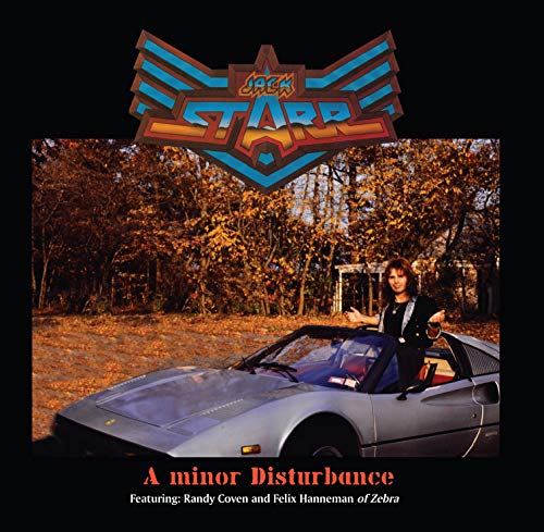 CD cover: man with car, stylized "Starr's Jack" logo above trees.