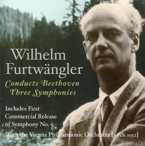 CD cover featuring portrait of conductor Wilhelm Furtwängler, text details.