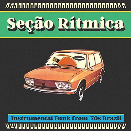 CD cover: orange car illustration with "Seção Rítmica" text above.