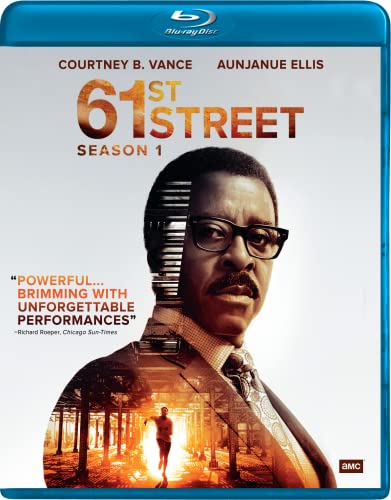 61st Street" Season 1 Blu-ray cover featuring Courtney B. Vance's portrait.