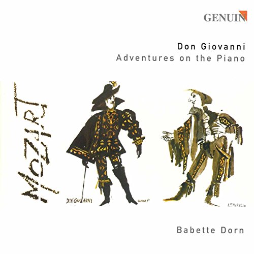 CD cover for Babette Dorn’s “Don Giovanni/Adventures” featuring sketched figures.