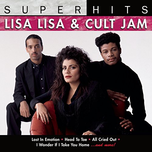 Lisa Lisa & Cult Jam “Super Hits” CD cover with band members.