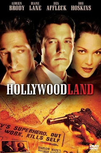 Hollywoodland" DVD cover featuring Ben Affleck, Diane Lane, and Adrien Brody.