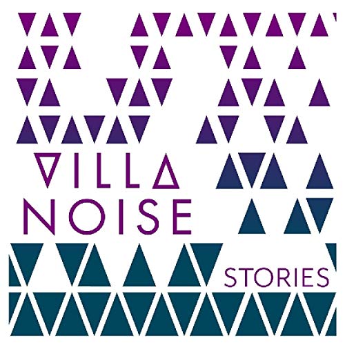 CD cover for Villa Noise’s “Stories” with purple and teal triangles.