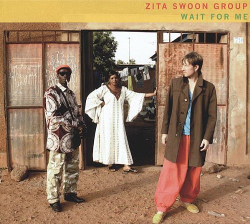 CD cover for Zita Swoon Group’s “Wait for Me” featuring three people.
