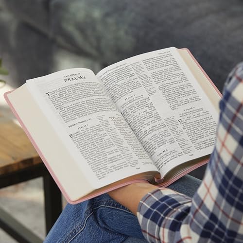KJV Holy Bible: Large Print with 53,000 Center-Column Cross References, Pink Leathersoft, Red Letter, Comfort Print (Thumb Indexed): King James Version
