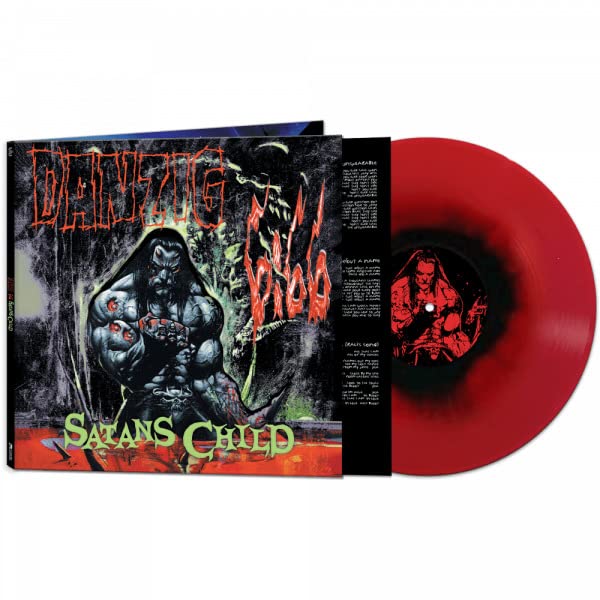 Danzig “666: Satan’s Child” vinyl record with dark, demonic cover art.