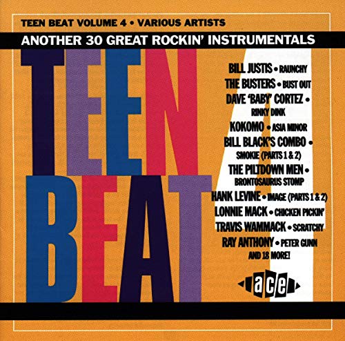 CD cover for “Teen Beat Vol. 4” with bold text and artist list.