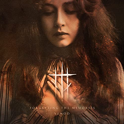 Woman with closed eyes and glowing hands, album cover art.