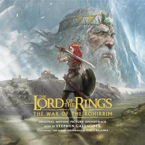 Vinyl album cover for "The Lord of the Rings: The War of the Rohirrim.